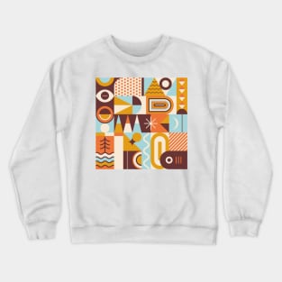 70s pattern Crewneck Sweatshirt